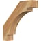 Ekena Millwork 4"W x 18"D x 18"H Merced Rough Sawn Knee Brace, Western Red Cedar BRC04X18X18MRC00RWR - alternate 1